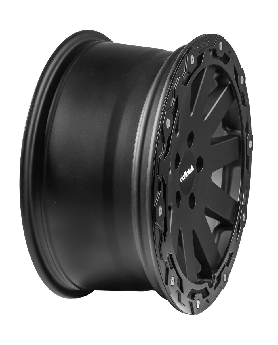 delta4x4 Hanma Rugged Alufelge 6x130 Schwarz Matt – Sprinter W907/910 2018–2022