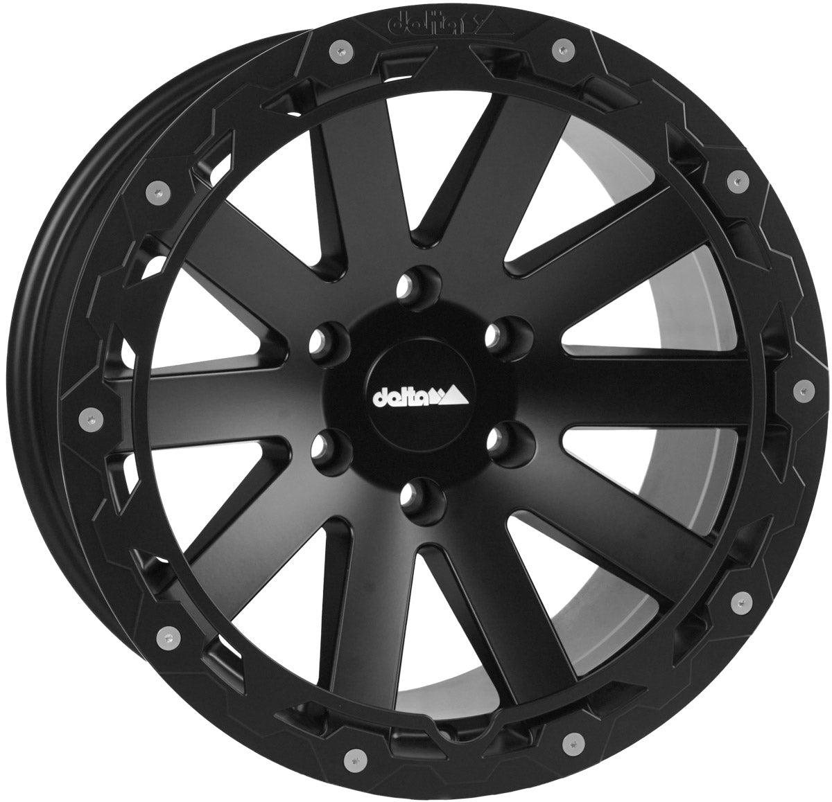 delta4x4 Hanma Rugged Alufelge 6x130 Schwarz Matt – Sprinter 910