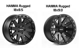 delta4x4 Hanma Rugged Alufelge 6x139,7 Schwarz Matt – Ranger 2AB 2023