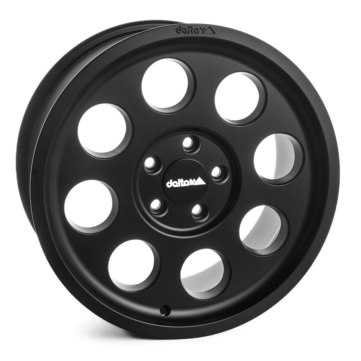 delta4x4 Klassik Alufelge 6x120 Schwarz Matt – Transit/Tourneo Custom