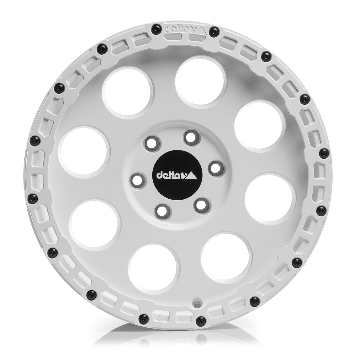 delta4x4 Klassik_B Rugged Ralley Edition weiss Alufelge 6x130 weiss glänzend – Sprinter