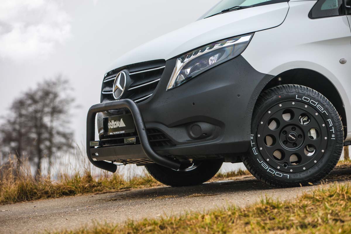 delta4x4 Personenschutzbügel MB Vito Schwarz – Mercedes Vito/Viano