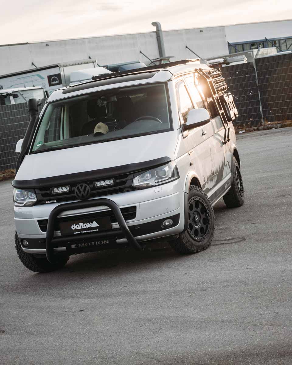 delta4x4 Frontbügel Edelstahl T5 schwarz