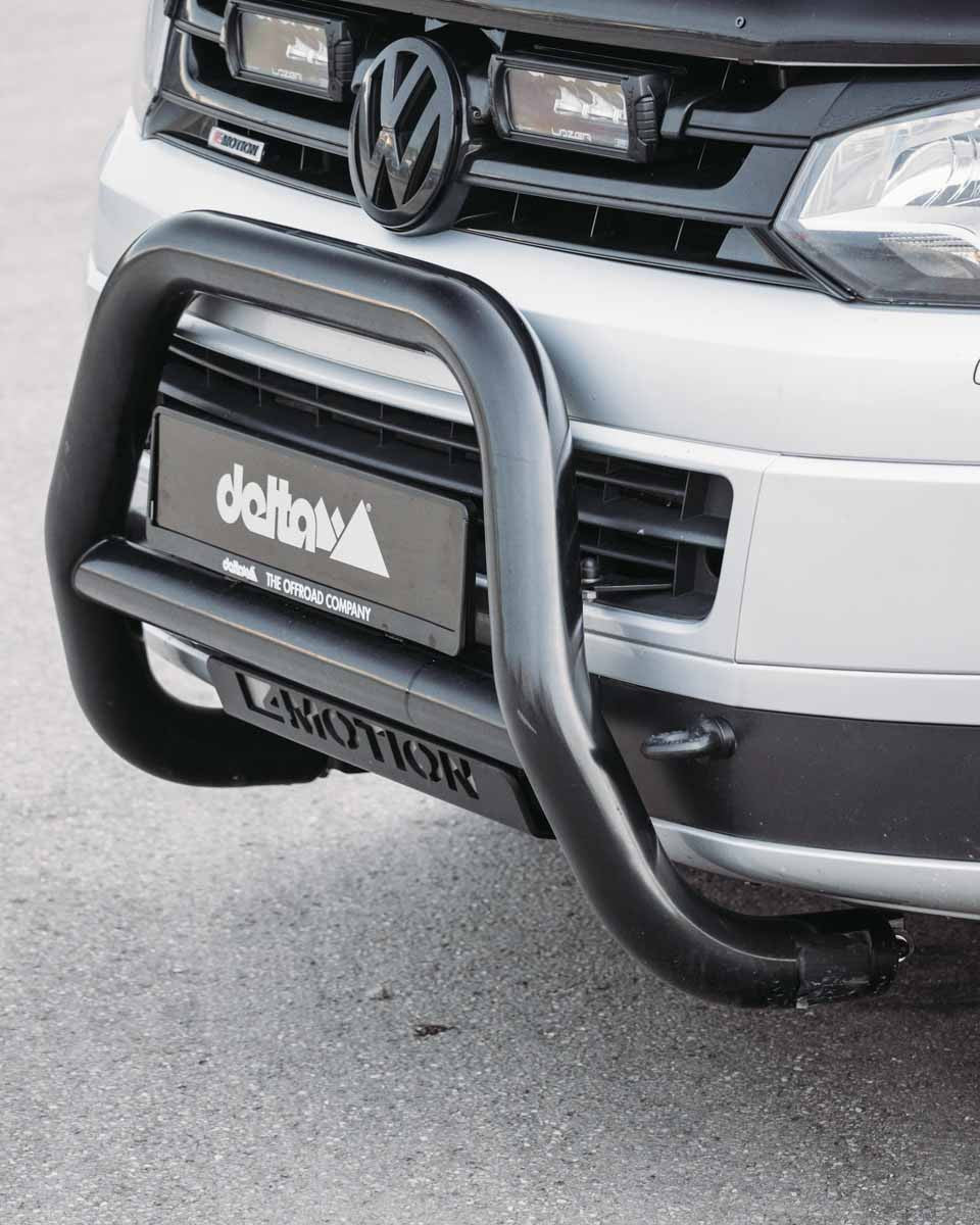 delta4x4 Frontbügel Edelstahl T5 schwarz