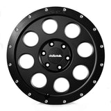 delta4x4 Klassik_B Alufelge 6x120 Schwarz Matt – Transit/Tourneo Custom NXN, schwarzer Ring