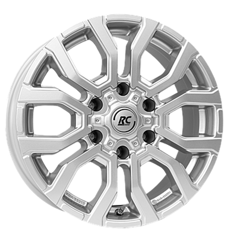 RC-Design RC35 Kristallsilber Alufelge 6.5x16 ET50 6x120/74.6