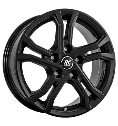 RC-Design TDG2 Satin Black Matt Alufelge 7.5x17 ET40 5x114.3/60.1