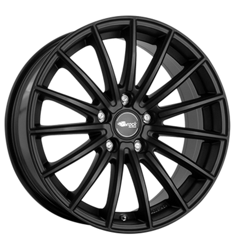 Brock B36 Satin Black Matt Alufelge 7.5x17 ET35 5x112/66.6