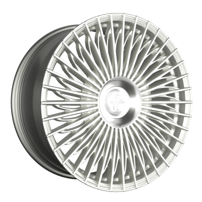 Keskin KT X1 Silver Front Polish Alufelge 9.5x21 ET41 5x112/66.6