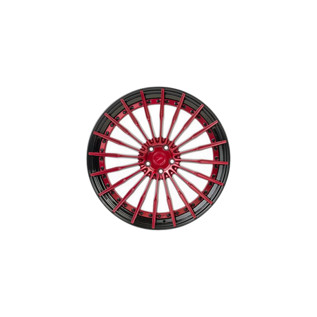 Z-Performance ZP.MODULAR 2 Deep Concave Blood Red Center / Gloss Black Lip Alufelge 9x20 ET25 5x112/66,6