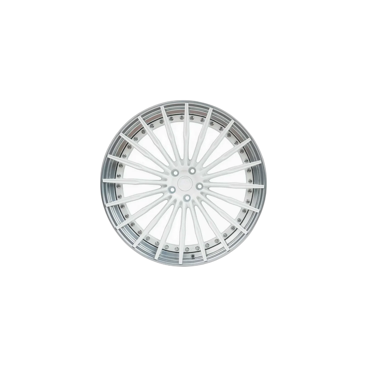Z-Performance ZP.MODULAR 2 Deep Concave Pur White / Pur Aluminum Lip Alufelge 9x20 ET25 5x112/66,6