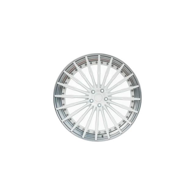 Z-Performance ZP.MODULAR 2 Deep Concave Pur White / Pur Aluminum Lip Alufelge 10x20 ET48 5x112/66,6