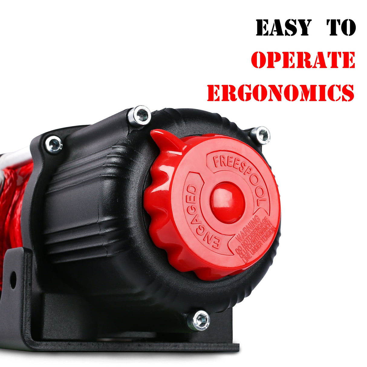 12V X-BULL Seilwinde 4500 LBS (2041 KG) Synthetikseil ATV UTV QUAD Bild 6