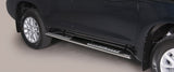 delta4x4 Seitenbügel oval poliert – Toyota Land Cruiser (55IX)