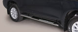 delta4x4 Seitenbügel oval poliert – Toyota Land Cruiser (55IX)