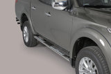 delta4x4 Seitenbügel oval poliert – Mitsubishi L200 Kjot