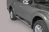delta4x4 Seitenbügel oval poliert – Mitsubishi L200 Kjot