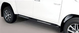delta4x4 Seitenbügel oval schwarz – Toyota Hilux An1P