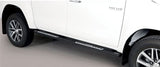 delta4x4 Seitenbügel oval schwarz – Toyota Hilux An1P