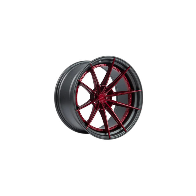 Z-Performance ZP.MODULAR 1 Super Deep Concave Blood Red Center / Matte Gun Lip Alufelge 11,5x21 ET17 5x112/66,6