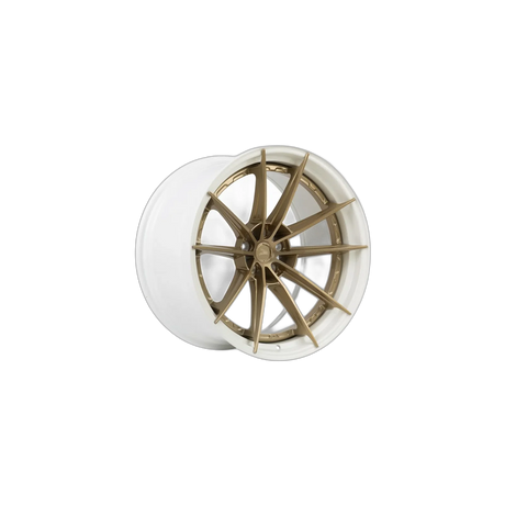 Z-Performance ZP.MODULAR 1 Super Deep Concave Champagne Nuggets Center / Pure White Lip Alufelge 9,5x20 ET22 5x120/72,6