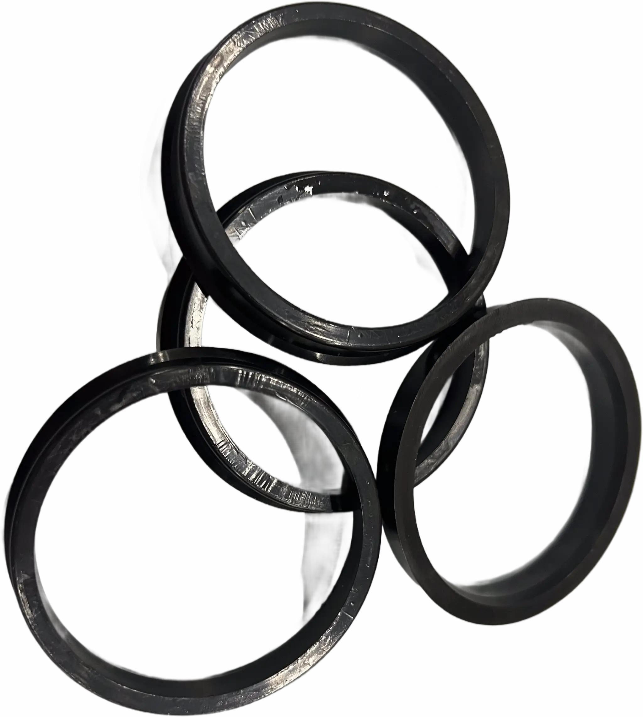 4x Zentrierringe 74,1 Auf 72,6 Mm Für Alufelgen, Distanzringe, Einfache Montage, Lila